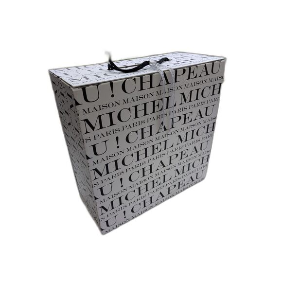 Other - MAISON MICHEL Paris Giant Hat Box Shopping Bag 21" x 10"